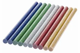 ADHESIVO TERMOFUNDIBLE GLITTER 7 MM10 PIEZAS, BRILLO