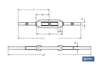 TENSOR VARILLAS PARA SOLDAR DIN-1480