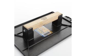 TALOCHA RECTANGULAR DE PLÁSTICO CON MANGO DE MADERA ALYCO