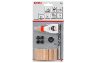 SET DE TACOS DE MADERA, 27 UNIDADES, DE 10 MM