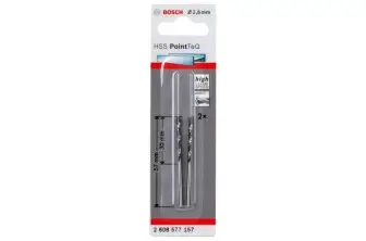 BROCA HELICOIDAL HSS POINTTEQ 2,6 MM