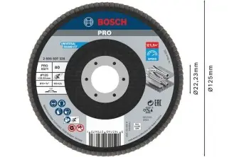 DISCO DE LÁMINAS PRO X571, 125 MM, G80