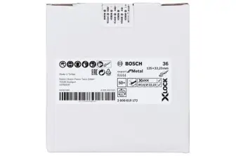DISCOS DE LIJA DE FIBRA X-LOCK, Ø DE 125 MM, G 36, R444, EXPERT FOR METAL, 1 PIEZA