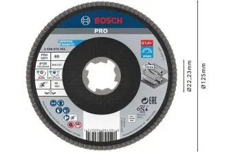 DISCO DE LÁMINAS PRO X571, 125 MM, G80, X-LOCK