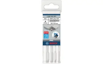 BROCA PARA MARTILLO PRO SDS PLUS-5X, 6 X 50 X 110 MM, 10 UDS.