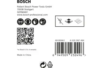 SET DE BROCAS EXPERT HEX-9 HARDCERAMIC DE 4/5/6/8/10 MM, 5 UNIDADES