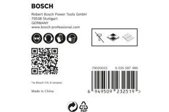 SET DE BROCAS PARA TEJAS EXPERT HEX-9 HARDCERAMIC DE 6 MM, 5 UNIDADES