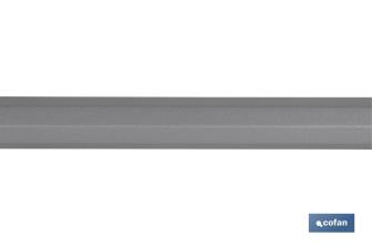 PALO OCTOGONAL PINTADO PARA FREGONAS Y CEPILLOS | PALO UNIVERSAL EN COLOR GRIS Y NEGRO | MEDIDAS: 1,40 METROS Y 3,2 CM DIÁMETRO