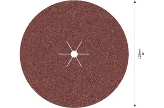 HOJA DE LIJA PRO F460, 125 MM, G120, 5 UNIDADES