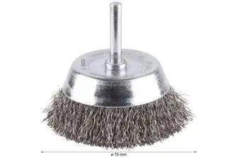 CEPILLO DE VASO PRO METAL CLEAN, VÁSTAGO DE INSERCIÓN RECTO, 70 X 0,2 MM