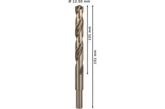 BROCA HELICOIDAL PRO STAINLESS STEEL HSS-CO, 12,5 X 101 X 151 MM, 5 UNIDADES