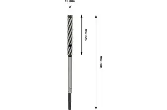BROCA PRO SDS PLUS REBAR CUTTER, 16 X 120 X 300 MM