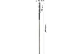 BROCA DE INSTALACIÓN PRO WOOD HSS, 10 X 87 X 400 MM