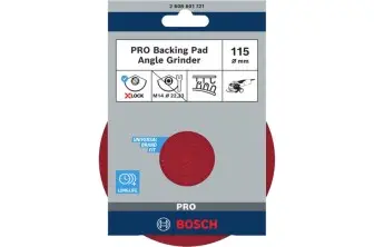 PRO BACKING PAD X-LOCK, 115 MM, CON FIJACIÓN DE GANCHO Y BUCLE