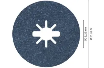 DISCO DE FIBRA PRO R574 X-LOCK, 115 MM, G24