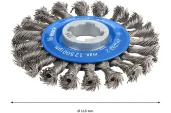 DISCO DE ALAMBRE PRO METAL HEAVY X-LOCK, 115 X 0,5 MM, CON ROSCA