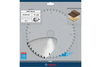HOJA DE SIERRA CIRCULAR PRO WOOD, 235 X 2,8 X 30 MM, T48