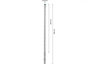 BROCA PARA MARTILLO EXPERT SDS PLUS-7X DE 10 X 300 X 365 MM