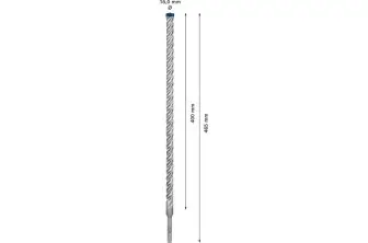 BROCA PARA MARTILLO EXPERT SDS PLUS-7X DE 16 X 400 X 465 MM