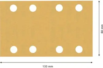 HOJA DE LIJA EXPERT C470 DE 80 X 133 MM, G 180, 50 UNIDADES