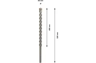 BROCA PRO SDS MAX-9 NATURAL STONE, 28 X 400 X 520 MM