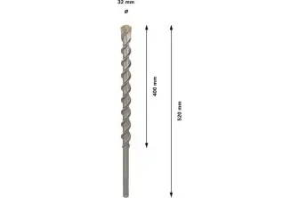 BROCA PRO SDS MAX-9 NATURAL STONE, 32 X 400 X 520 MM