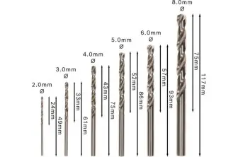 SET DE BROCAS HELICOIDALES PRO METAL HSS-G, 6 UDS.