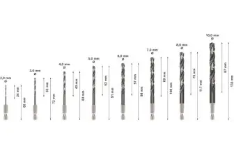 SET DE BROCAS HELICOIDALES PRO METAL HSS-G IMPACT, 8 UDS.
