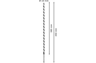 BROCA SALOMÓNICA PRO WOOD, 10 X 385 X 450 MM