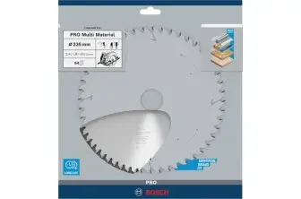 HOJA DE SIERRA CIRCULAR PRO MULTI MATERIAL, 235 X 2,4 X 30 MM