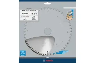 HOJA DE SIERRA CIRCULAR PRO MULTI MATERIAL, 250 X 3,2 X 30 MM