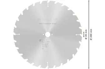 HOJA DE SIERRA CIRCULAR PRO CONSTRUCT WOOD, 400 X 3,5 X 30 MM