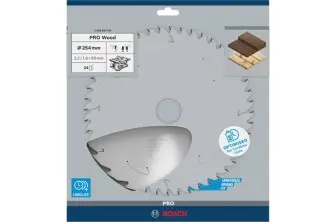 HOJA DE SIERRA CIRCULAR PRO WOOD CORDLESS, 254 X 2,2 X 30 MM, T24