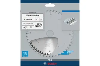 HOJA DE SIERRA CIRCULAR PRO ALUMINIUM CORDLESS, 150 X 1,8 X 10 MM