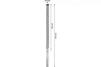 BROCA PARA MARTILLO EXPERT SDS MAX-8X DE 24 X 400 X 520 MM