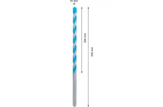 BROCA EXPERT CYL-9 MULTICONSTRUCTION DE 10 X 200 X 250 MM