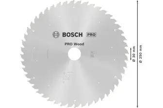HOJA DE SIERRA CIRCULAR PRO WOOD CORDLESS, 250 X 2,2 X 30 MM, T48
