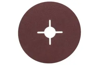 SET DE DISCOS LIJADORES DE FIBRA DE 5 PIEZAS PARA AMOLADORA ANGULAR, CORINDÓND = 125 MM; G = 80, 5 UNIDADES