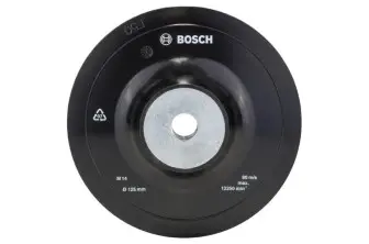 PLATO LIJADOR PARA AMOLADORAS ANGULARES, SISTEMA DE SUJECIÓN, 125 MM