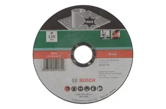 DISCO DE CORTE RECTO, INOXIDABLED = 125 MM; GROSOR= 1,0 MM