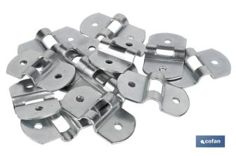 CHAPA DE ACERO GALVANIZADO | MEDIDA: 25 MM X 6 MM
