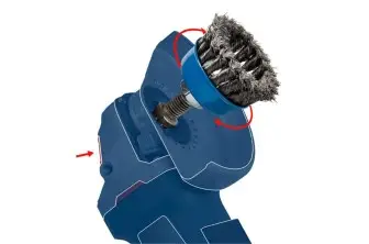 CEPILLO DE VASO PRO METAL HEAVY, 90 X 0,5 MM, ROSCA