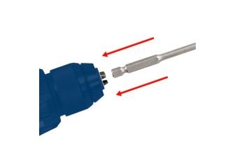 BROCA HELICOIDAL PARA MADERA, VÁSTAGO HEXAGONAL DE 1/4"