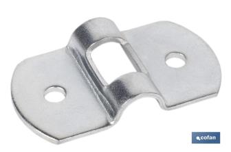 CHAPA DE ACERO GALVANIZADO | MEDIDA: 25 MM X 6 MM
