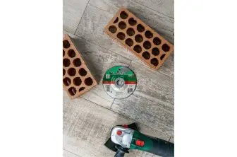 SET DE DISCOS DE TRONZAR DE 5 PIEZAS, ACODADO PARA PIEDRAD = 115 MM