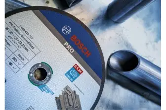 DISCO DE CORTE ABRASIVO PRO STAINLESS STEEL AND METAL, 180 X 1,6 X 22,23 MM, RECTO, OSA