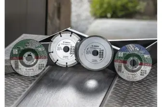 SET DE DISCOS DE TRONZAR DE 5 PIEZAS, ACODADO PARA METALD = 125 MM